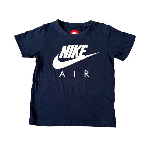 Nike Air Navy Blue Short Sleeve T-Shirt Boys Size M(6) - Picture 1 of 7